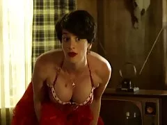 Chica mala seduce delante de la audiencia de la pono de mexicanas foto.